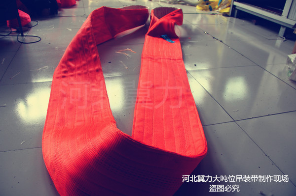 大噸位吊裝帶制作現(xiàn)場(chǎng)