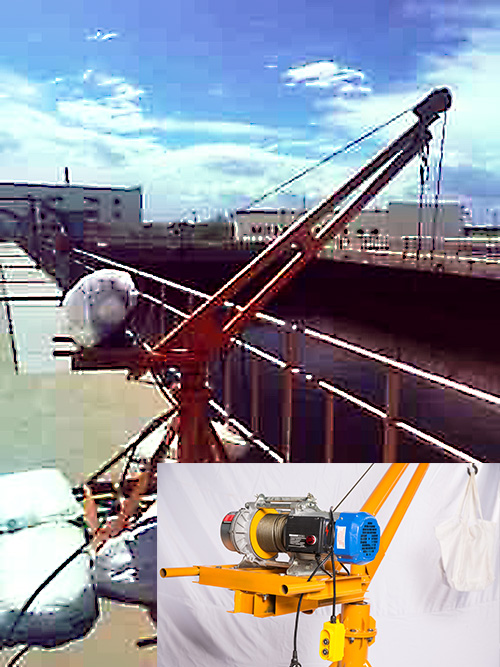 電動提升機(jī)高空吊裝