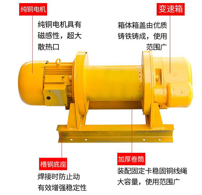 卷揚(yáng)機(jī)零配件組裝圖