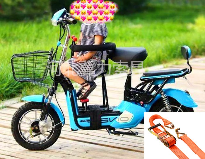 電動(dòng)車兒童座椅使用捆綁帶捆綁辦法
