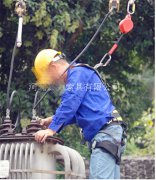 同樣是防墜落安全帶與防墜器