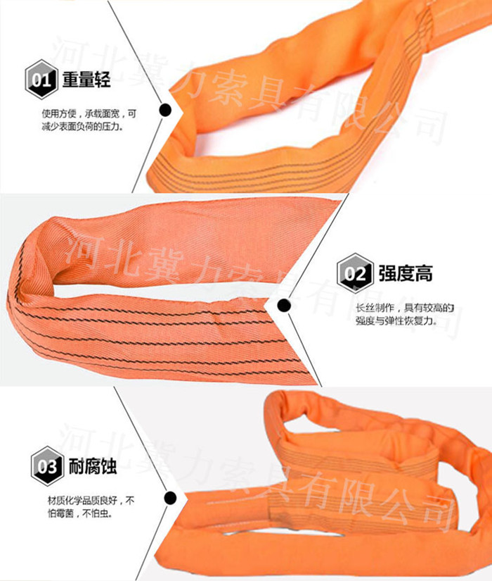 大噸位圓形吊裝帶細節(jié)展示