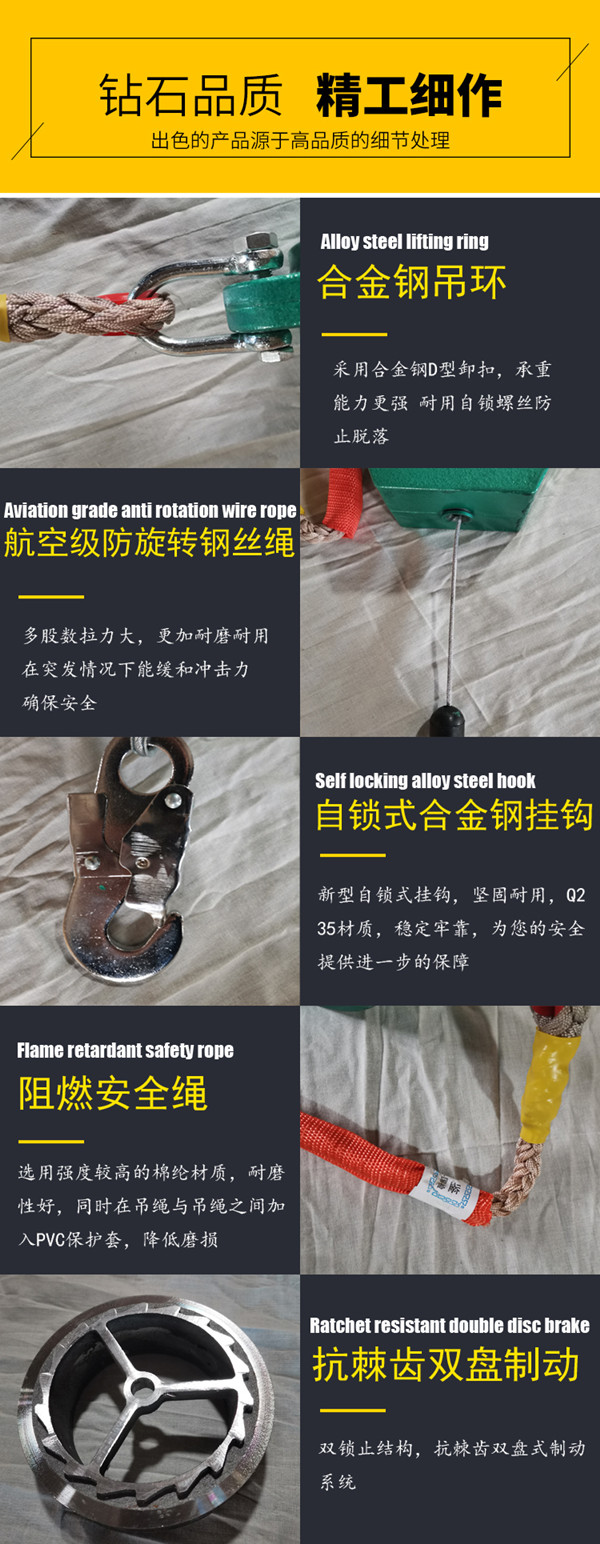 高空作業(yè)防墜器產品介紹